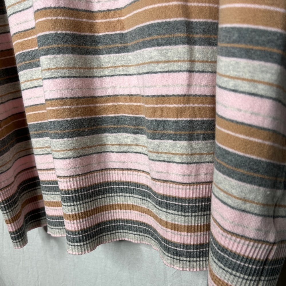 Storia Multi Color Stripe Cozy Sweater small - Picture 3 of 6